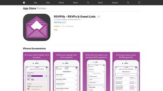 RSVPify - RSVPs & Guest Lists on the App Store - iTunes - Apple