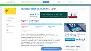Access rawsonproperties.co.za. RT3 Login