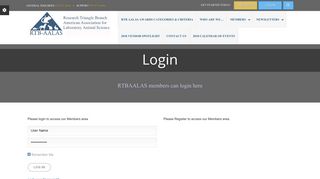 Login - RTBAALAS