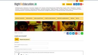 Login - Right To Education