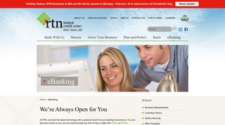 Credit Union Online Banking - eBanking | RTN