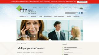 Contact RTN Federal Credit Union
