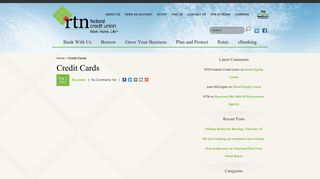 Credit Cards - RTN Federal Credit Union