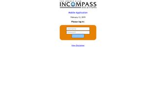 Login - InCompass Solutions