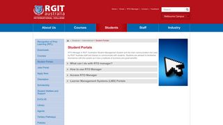 Student Portals | RGIT Australia - Melbourne Campus | Royal Gurkhas ...