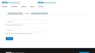 User login | RTS Financial