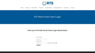RTS Client Login | Rowland Technical Solutions