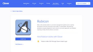Rubicon - Clever application gallery | Clever