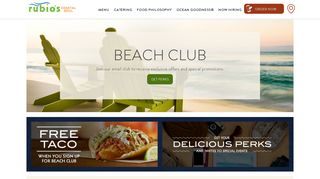 Rubio's Beach Club | Coupons, Special Offers, Events & News | Rubio's