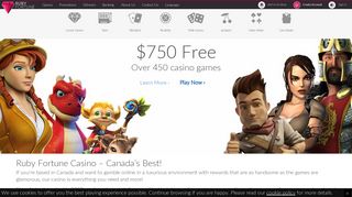 Ruby Fortune Casino | Discover Thrills Online In Canada!