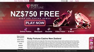 New Zealand - Ruby Fortune Online Casino