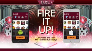 Ruby Fortune Mobile Casino| Play On the Move Now