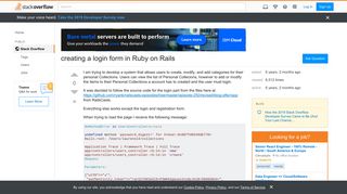 creating a login form in Ruby on Rails - Stack Overflow