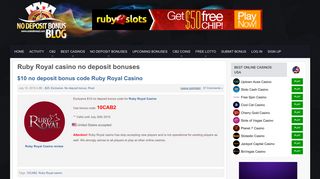Ruby Royal casino no deposit bonus codes