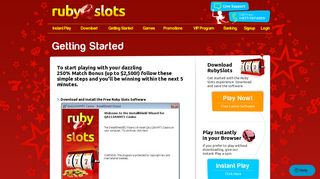 Getting Started - Ruby Slots