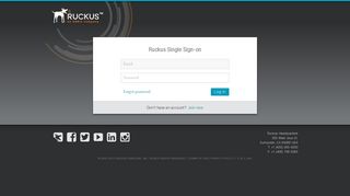 Log in to Ruckus Wireless - Ruckus Wireless Training Portal