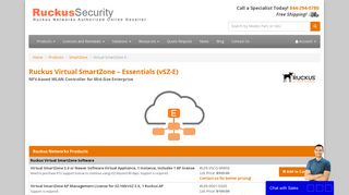 Ruckus Virtual SmartZone – Essentials (vSZ-E)