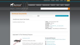ZoneDirector Quick Start Guide | Technical Documents | Ruckus ...