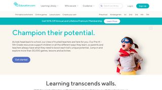 Education.com | #1 Educational Site for Pre-K through 5