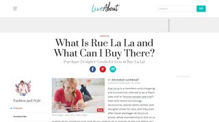 Rue La La Shopping Site Review - LiveAbout