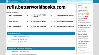 IPAddress: Client Portal Login - rufis.betterworldbooks.com