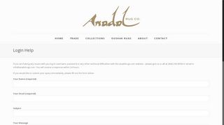 Login Help – Wholesale Area Rugs by Anadol Rug Company