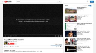 Rugged Maniac Kitchener 2018 - YouTube