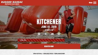 Kitchener - Rugged Maniac 5k Obstacle Race & Mud Run