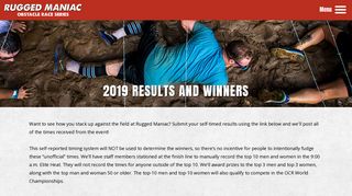 2018 Results and Winners - Rugged Maniac 5k Obstacle Race ...