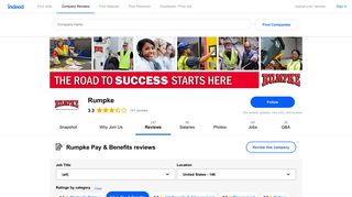 Working at Rumpke: 57 Reviews about Pay & Benefits | Indeed.com