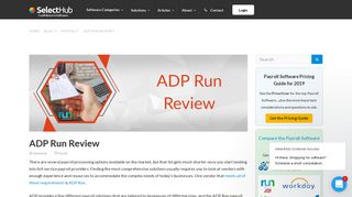 ADP Run: Reviewing the Industry Leader in Payroll Software ...