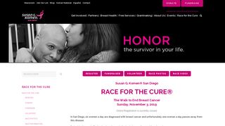 Susan G. Komen San Diego | Race for the Cure
