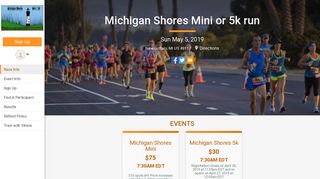Michigan Shores Mini or 5k run - RunSignup