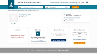 runsignup.com | Better Business Bureau® Profile