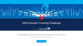 2020 Houston Training Challenge - Runcoach