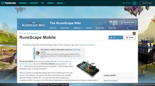 RuneScape Mobile | RuneScape Wiki | FANDOM powered by Wikia