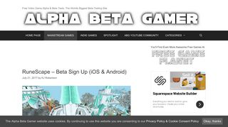 RuneScape – Beta Sign Up (iOS & Android) | Alpha Beta Gamer