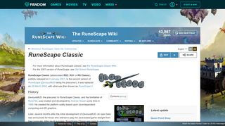 RuneScape Classic | RuneScape Wiki | FANDOM powered by Wikia