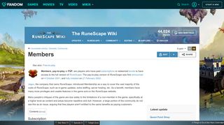 Members only - Members | RuneScape Wiki | FANDOM powered by ...