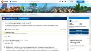 How can I change my log in email account? : runescape - Reddit