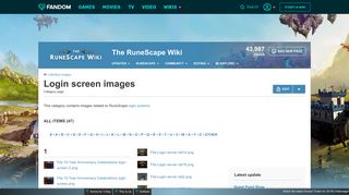 Category:Login screen images | RuneScape Wiki | FANDOM powered ...