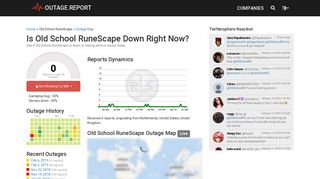 Old School RuneScape Servers Down? Service Status, Outage Map ...
