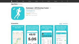 Runkeeper—GPS Running Tracker on the App Store - iTunes - Apple