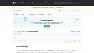 tool/privateimages.md at master · moby/tool · GitHub