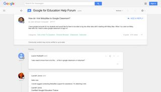 How do I link MobyMax to Google Classroom? - Google Product Forums