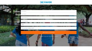 Run with Favor | Favor Delivery