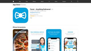 Favor - Anything Delivered on the App Store - iTunes - Apple