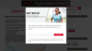 Athlete Dashboard - The Running Room