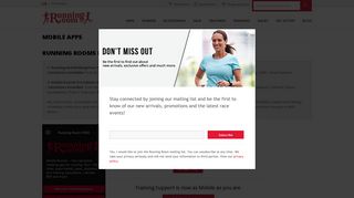 Mobile Apps - The Running Room