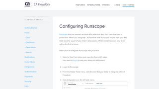 Help | Runscope - Flowdock